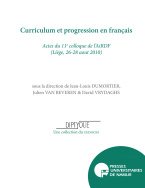 Curriculum et progression en français