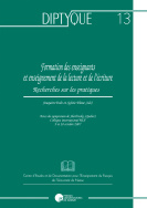 Formation des enseignants et enseignement de la lecture et de l'écriture