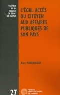 L'Égal accès du citoyen aux affaires publiques de son pays
