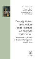 Enseignement de la lecture et de l'écriture en contexte multimodal